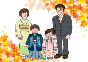 七五三のイラスト